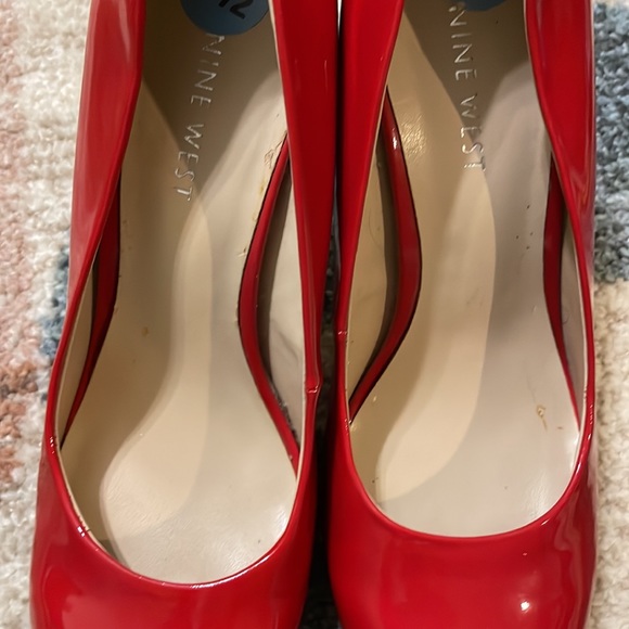 Nine West Red Heels - Picture 5 of 7